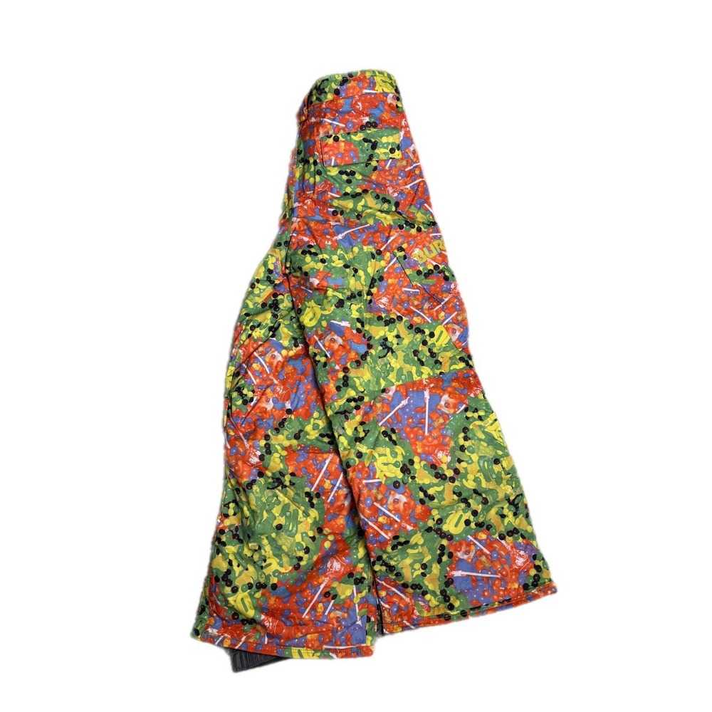Burton Cargo Ski Pants Unisex Size Large Candy Camo Dryride‎ Durashell Snowboard - Picture 4 of 11